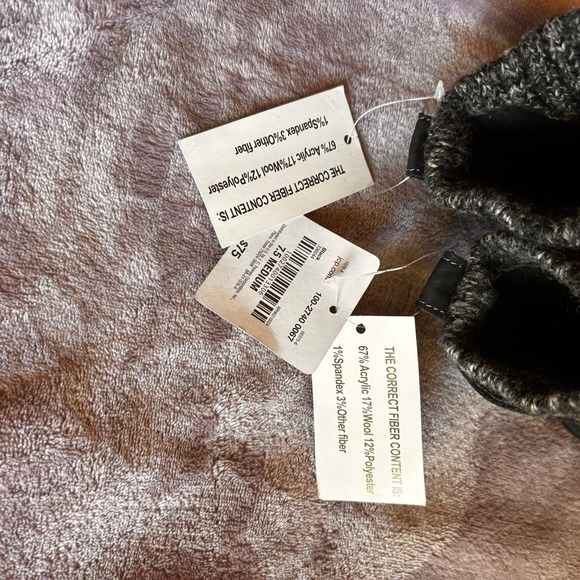 St Johns Bay Women's Black Knit Ankle Boots Memory Foam Comfort Size 7.5 Medium - Picture 8 of 8